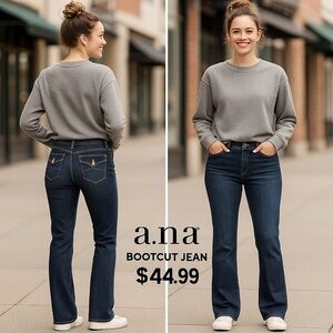 a.n.a Premium Bootcut Jeans – Flattering & Stylish!